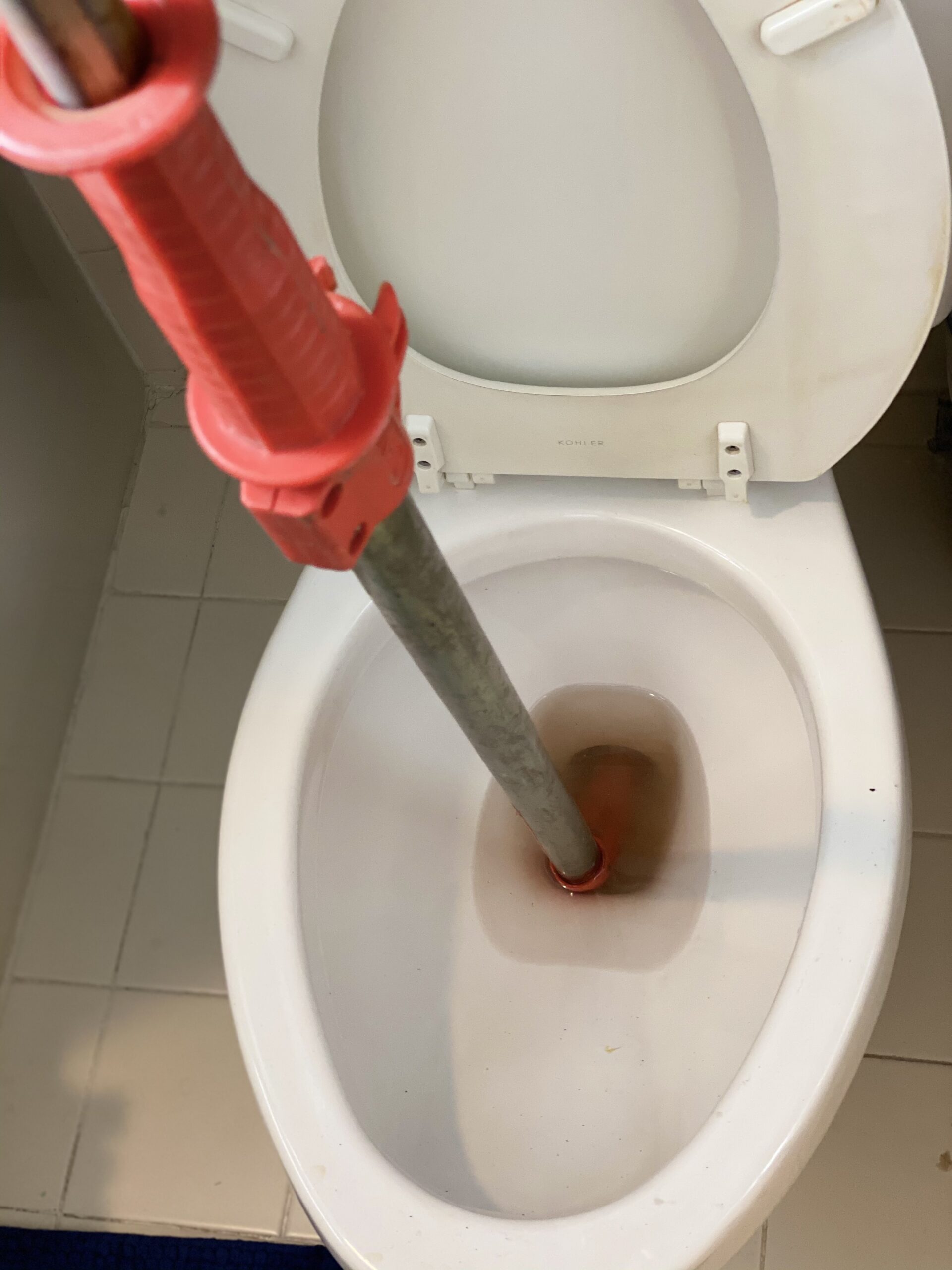Toilet clog removal and drain cleaning by Drip Doctor Plumbing in Charleston, SC